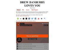 Tablet Screenshot of drewdanburry.com